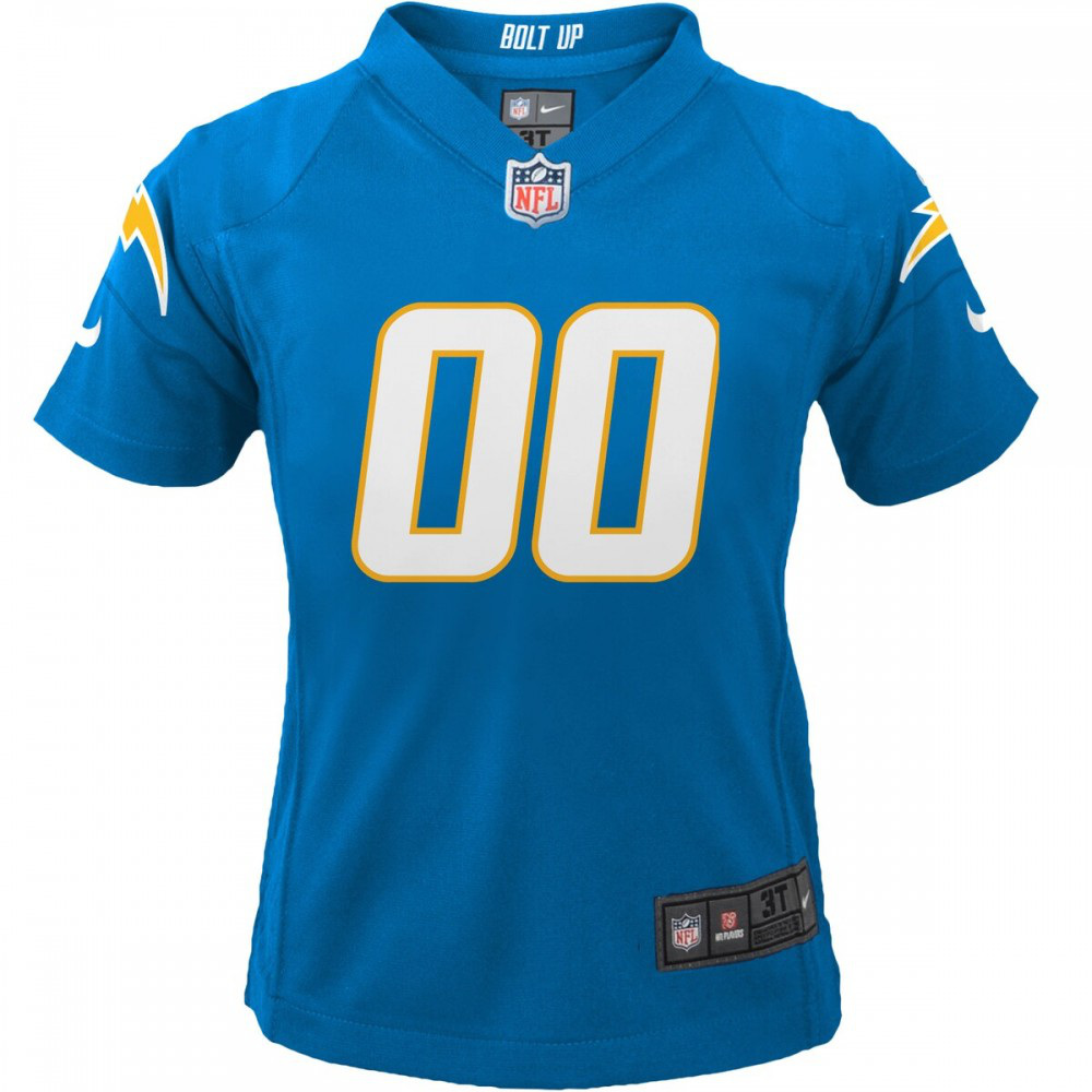 Los Angeles Chargers Nike Youth Custom Game Jersey - Powder Blue-GridironStore